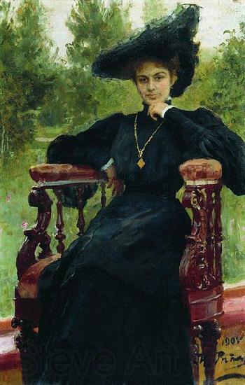 Ilya Yefimovich Repin Portrait of actress Maria Fyodorovna Andreyeva Spain oil painting art